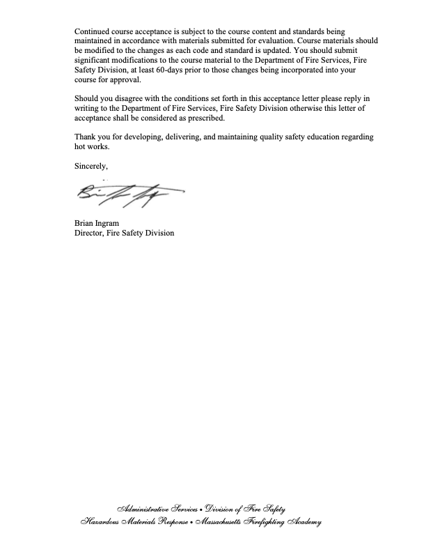 Hotworks Letter Page 2